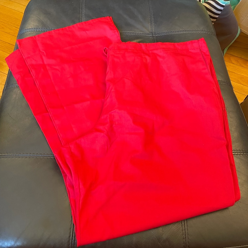 Red Cherokee work scrub pants size XL